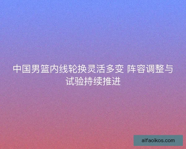 中国男篮内线轮换灵活多变 阵容调整与试验持续推进